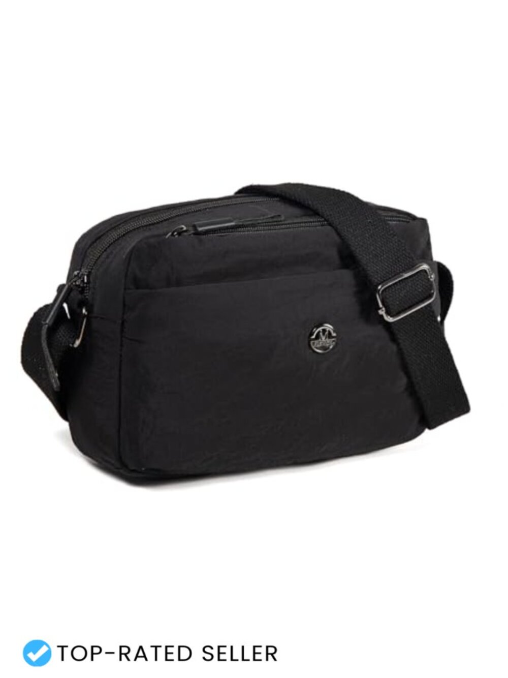 Nylon Crossbody Bag Lightweight Women's Shoulder Purse Adjustable Strap